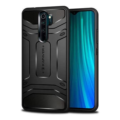 Kapaver Rugged Back Cover Case For Xiaomi Redmi Note 8