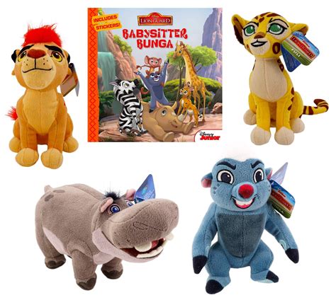 Disney Lion Guard Plush Toy Bundle Kion Fuli Bunga And Beshte 6 To