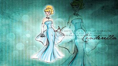 Disney Desktop Quotes Princess Cinderella Cartoon Walt