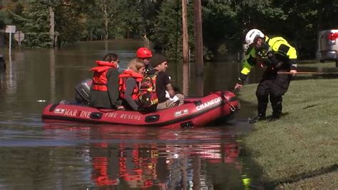Cranford Residents Rescued From Flood Waters Abc7 New York