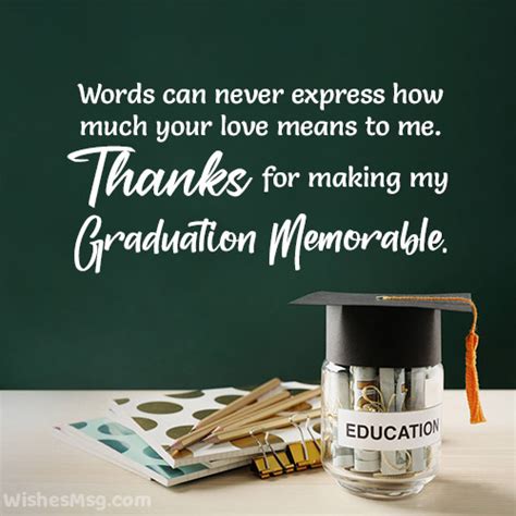 70 Graduation Thank You Messages And Quotes Wishesmsg