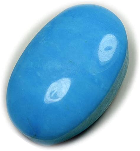 Gemsonclick Natural Cabochon Turquoise Loose Gemstone Eight Carat Oval