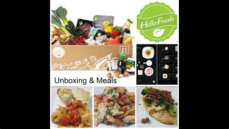 Hello Fresh Unboxing And Meals Promo Code Youtube