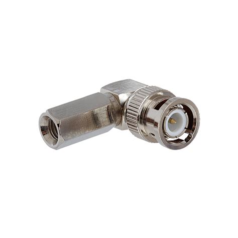 Bnc Male Right Angle Clamp Connector For Rg 59