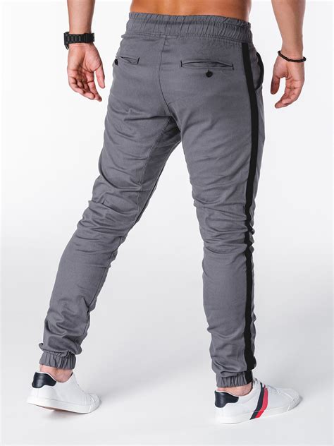 Mens Pants Joggers Dark Grey P670 Modone Wholesale Clothing For Men