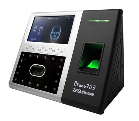 Face And Fingerprint Multi Biometric Identification Touch Screen Time