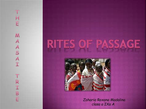 Ppt Rites Of Passage Powerpoint Presentation Free Download Id2356645