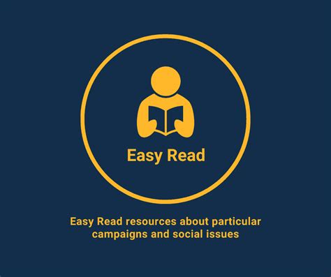 Easy Read Resources About Particular Campaigns And Social Issues