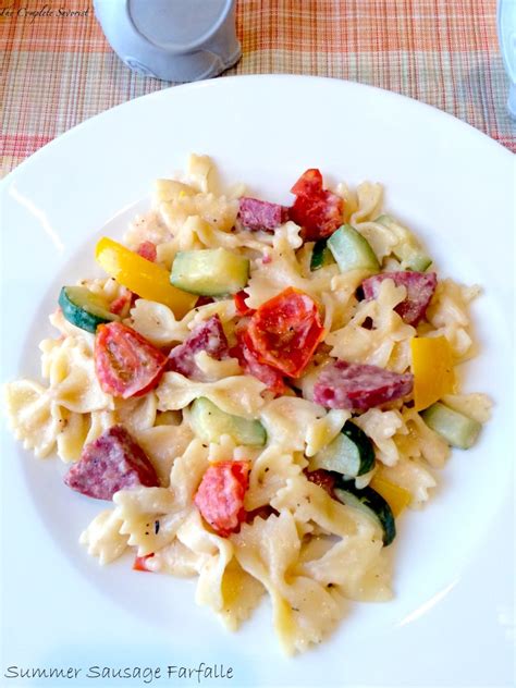 We use this smoker for nearly everything, and if you the best thing about having your own equipment to make sausage is that you know exactly what is going in. Summer Sausage Farfalle - The Complete Savorist