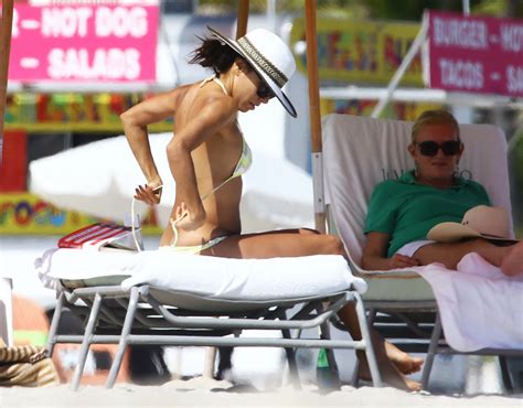 Eva Longoria Shows Her Ass And Cameltoe While Tanning Topless At The