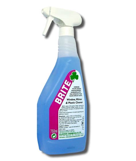 A thorough cleaning of your toilet tank is a great way to prevent this lousy smell and bacteria buildup. Clover Brite - Glass and Plastic Cleaner 750ml