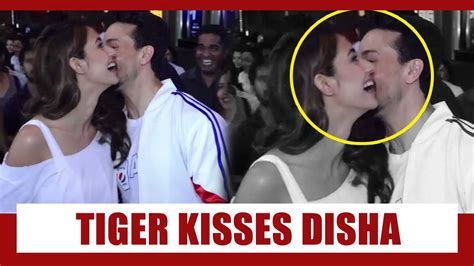 Tiger Shroff Kissing Disha Patani Openly See Photos That Went Viral On