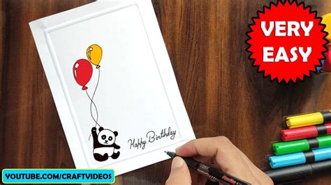 Birthday Card Drawing Easy Part 4 Youtube