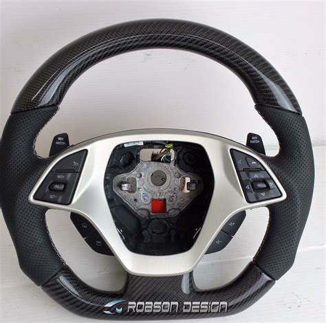 Chevrolet Corvette C7 Carbon Fiber Steering Wheel Robson Design