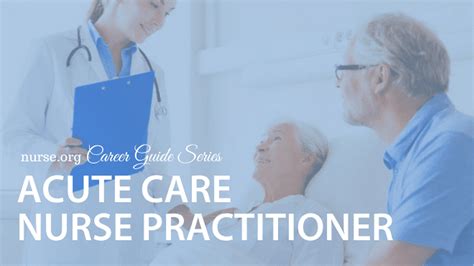 4 Steps To Becoming An Acute Care Nurse Practitioner Salary And Programs