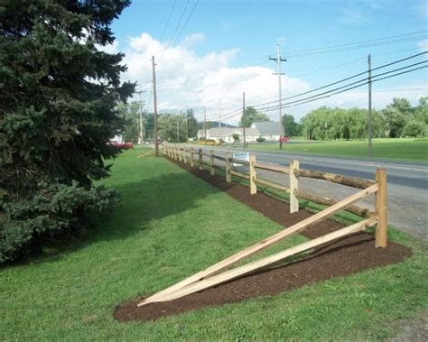 Contact split rail fence diy on messenger. Philadelphia Split Rail Fence | Fence landscaping, Front yard fence, Driveway fence