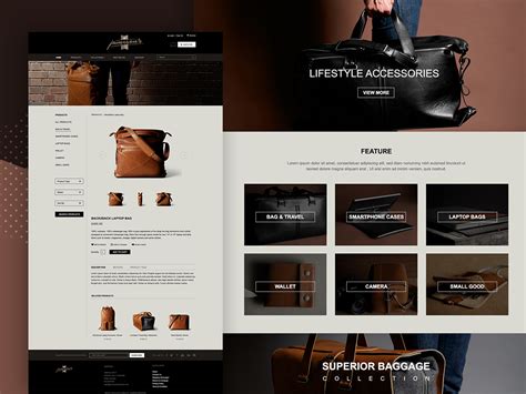 Shop Order Website Design Template Uplabs
