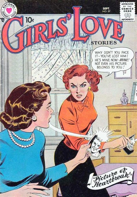 girls love stories 57 picture of heartbreak issue romance comics pop art comic vintage