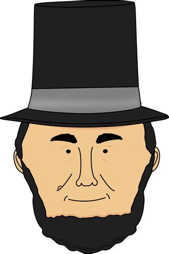 Abraham Lincoln Face Clip Art - Abraham Lincoln Face Image ...