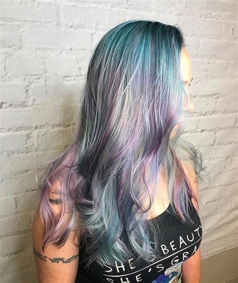Hair Fit For A Mermaid 🐬🐠 Pinupjordan Used Vivids Moody Blue For This