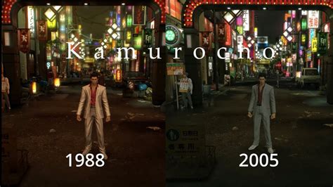 Kamurocho From 1988 2005 Yakuza 0 Yakuza Kiwami Youtube