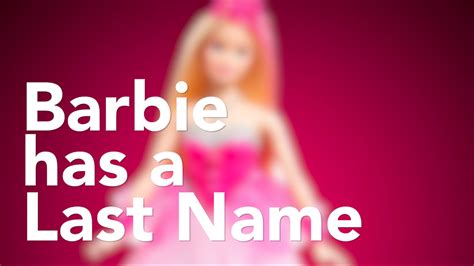 Barbie Has A Last Name And The Internet Is Going Crazy