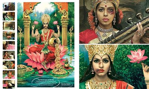 Shocking Images Of Battered And Bruised Hindu Goddesses Unveiled To