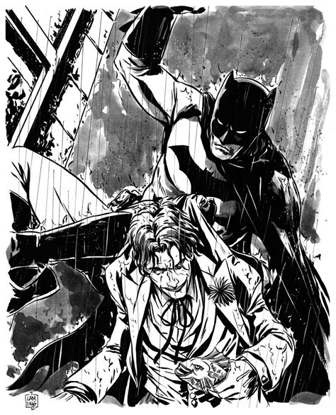 Batman And The Joker Commission By Marclaming On Deviantart