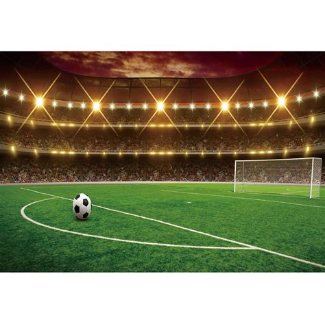 Buy Csfoto 8x6ft Football Background Football Field Score Goal Sports