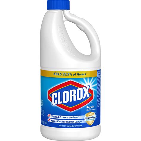 Clorox Regular Liquid Bleach 64 Oz Bottle