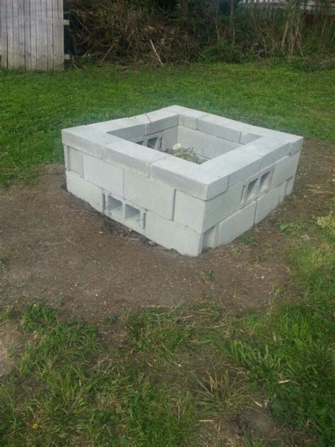 How to build a firepit with castlewall block. Cinder Block Fire Pit Design Ideas and Tips How to Build ...