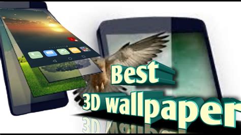 3d Wallpaper Apps For Android Youtube