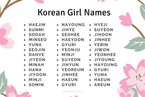 Popular Korean Girl Names Matching Your K Pop Culture
