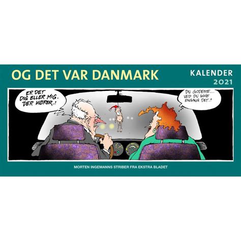 Og Det Var Danmark Kalender 2021 Morten Ingemann → Køb Billigt Her