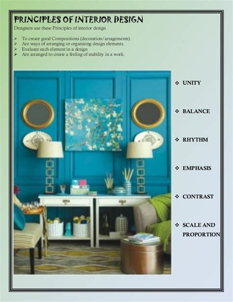 Elements And Principles Of Interior Design