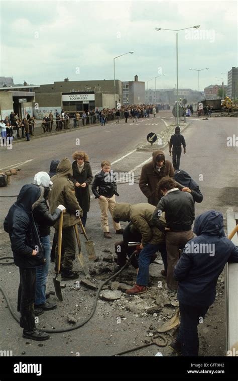 The Troubles Northern Ireland 1980s Falls Road Belfast Children