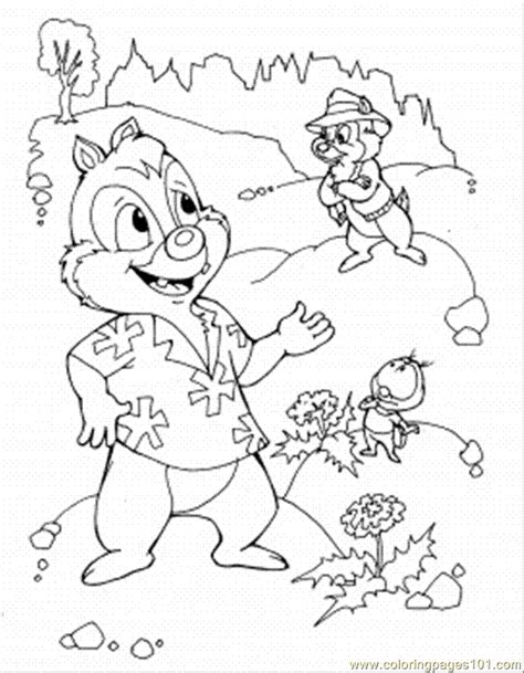 Chip And Dale Coloring Pages Coloring Home