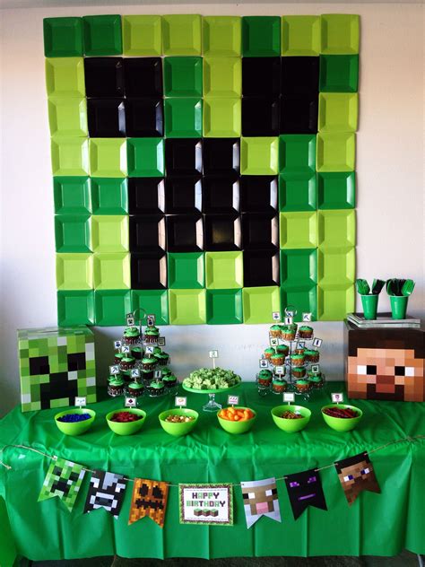 Minecraft Party Diy Minecraft Birthday Party Minecraft Birthday
