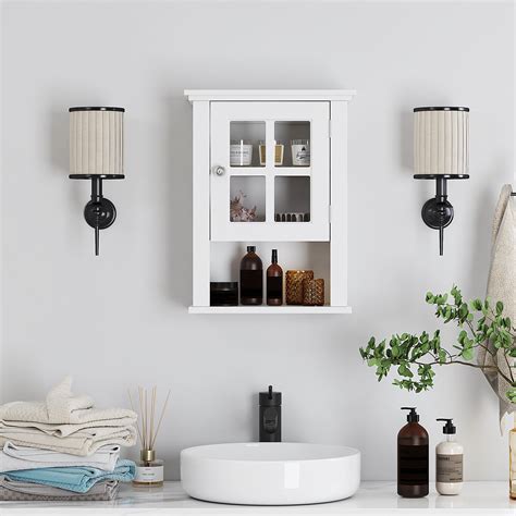 Buy Spirich Home Bathroom Wall Mounted Cabinet Over The Toilet Wall