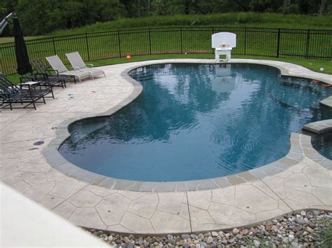 Stamped Concrete Pool Deck Contemporary Pool Baltimore By Artistic Stamped Concrete Of