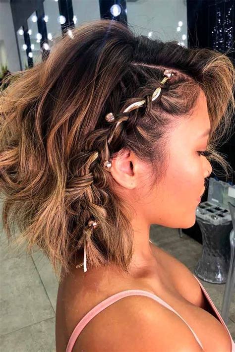 They are all so super easy hairstyles, perfect for lazy girls like us. 42 Easy Summer Hairstyles To Do Yourself | Braids for short hair, Easy summer hairstyles, Medium ...