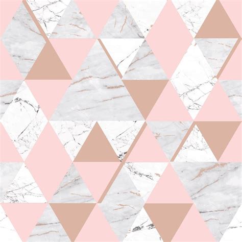 Onyx Marble Metallic Wallpaper Soft Pink Rose Gold