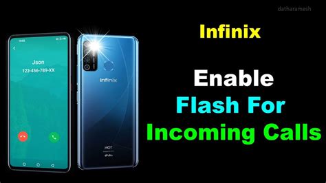 How To Enable Flash Light For Incoming Calls In Infinix Hot 9 Pro Youtube