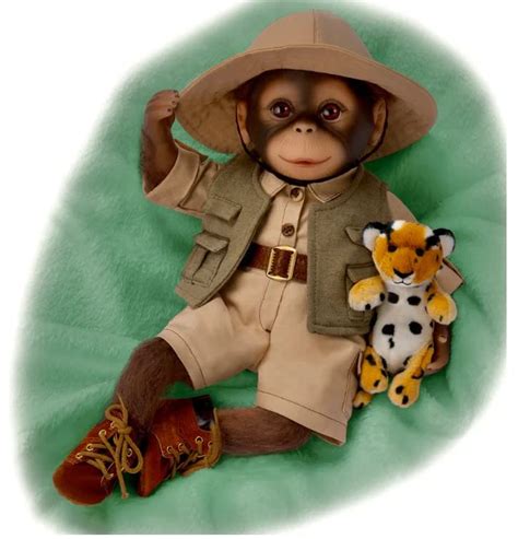 Buy The Ashton Drake Galleries Milo The Safari Monkey Doll Lifelike So