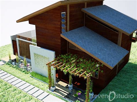 Jasa desain rumah tropis minimalis modern. Desain Eksterior Rumah Tropis Modern