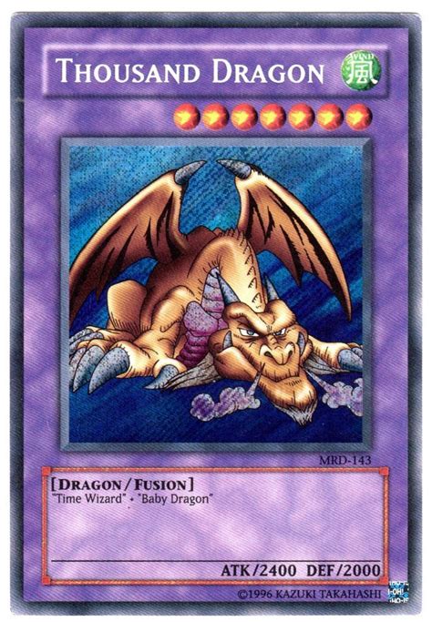 Thousand Dragon Mrd 143 Secret Rare Unlimited Edition Yugioh Card Light