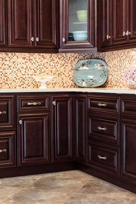 We have been the go to supplier for easy shopping, great service and low pricing for rta and assembled cabinets since 2008! Palm Beach Dark Chocolate Kitchen Cabinets - Traditional - Kitchen - Baltimore - by Cabinets To ...