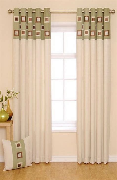 Double curtain rod in brushed nickel with crystal square finials. ready_made_curtains_toronto | Curtains living room ...