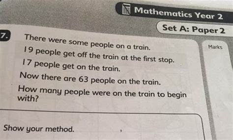 Can You Solve The Childrens Maths Puzzle Thats Leaving