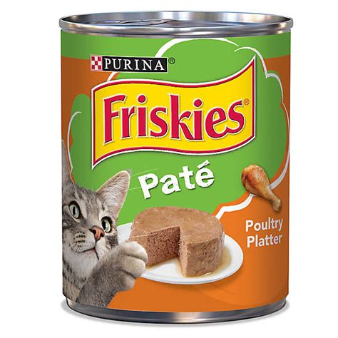 Purina one® true instinct chicken & salmon recipe in sauce wet cat food high in protein to feed your cat's instincts, this recipe with real chicken and salmon provides a purposeful balance of what cats instinctually crave and need from their diet, supporting their lifelong whole body health. Purina® Friskies® Classic Paté Cat Food | cat Wet Food ...